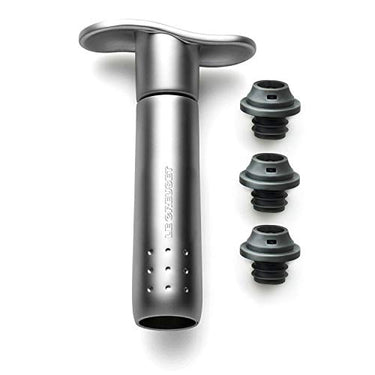 Le Creuset, Weinpumpen-Set inkl. 3 Verschlüssen, Weinkonservierung, Metall, Zamak, WA 137, 59014013001625 im Sale